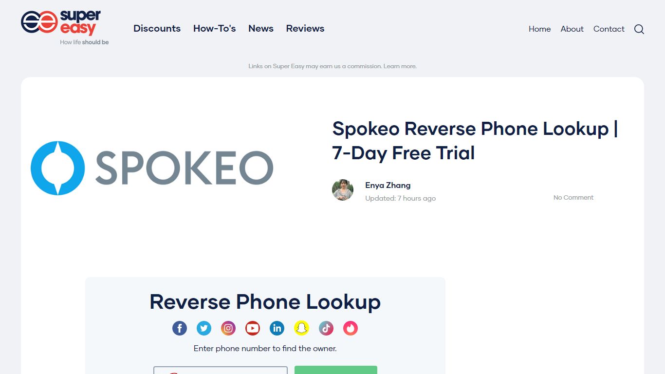 Spokeo Reverse Phone Lookup | 7-Day Free Trial - Super Easy